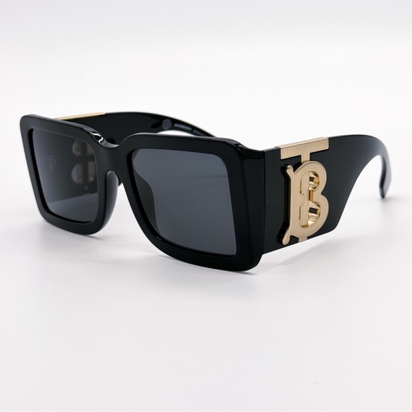 NEW BURBERRY BE4406U 3001/87 WOMEN SUNGLASSES BE4406U 300187 BLACK EYEWEAR - Picture 6 of 11